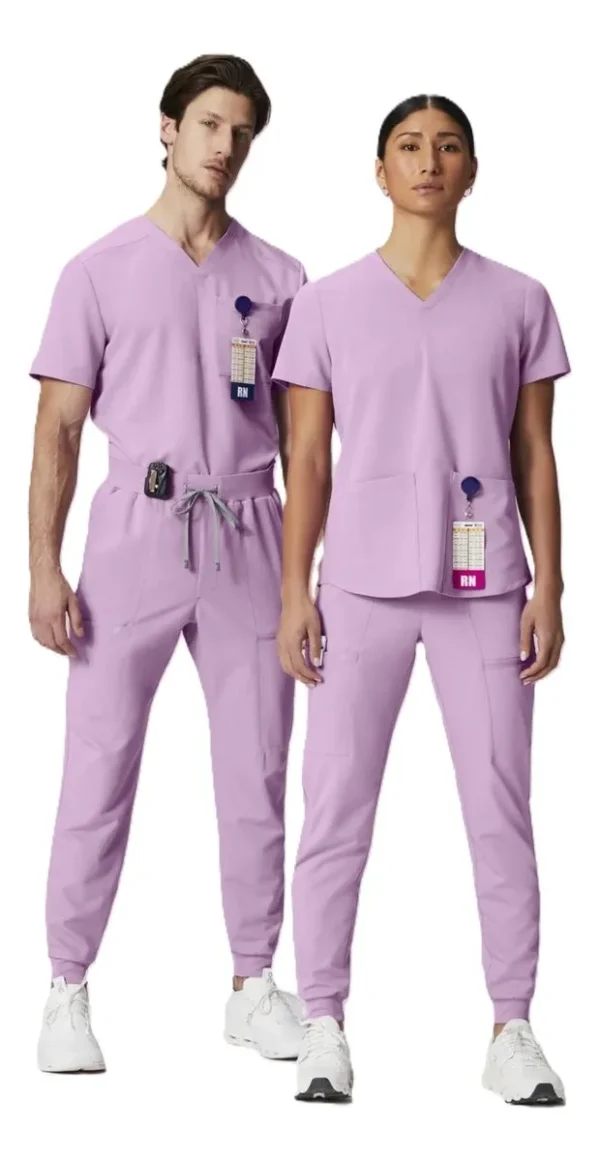 Ambo Médico Unisex Antimancha Confort Flex Bolsillo Lateral - Paytity
